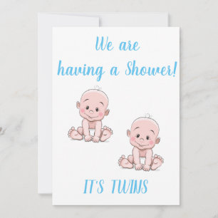 INVITATION ****GARÇONS DE BÉBÉ VIERGES**** DOUCHE POUR MAMAN