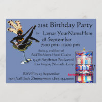 Garçons de Las Vegas fêtent un anniversaire