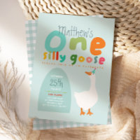 Garçons Un Silly Goose Blue Premier Anniversaire