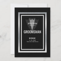 Garde d'honneur en smoking smoking noir et blanc 