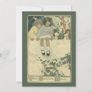 Invitation Garden Wall Jessie Willcox Smith, Enfants Vintages