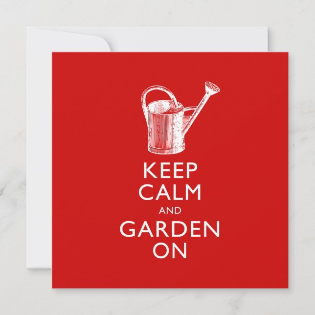Invitation Gardening Club Event, l'anniversaire de Gardener (Devant)