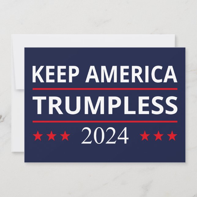 Invitation Garder l'Amérique sans Trump VII (Devant)