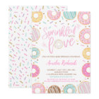 Invitation Gâteau Bébé Saupoudré D'Amour