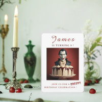 Gâteau de crème à thème Dracula Vampire - Annivers