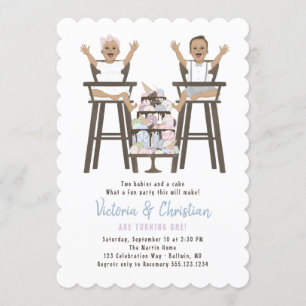 Invitation Gâteau de mash pour les Twinning