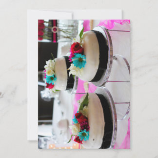 Invitation gâteau triple