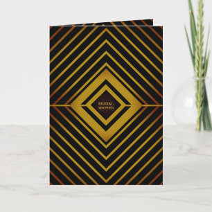 Invitation Gatsby Gold Bridal Shower