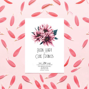 Invitation Gazania Grace : Élégant Mariage de printemps et d'