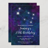 Gemini Zodiac Constellation fête d'anniversaire