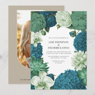 Invitation Genévrier côtier, écume de marée et bleu de récif
