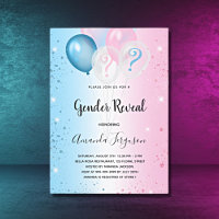 Genre révéler baby shower rose bleu garçon fille