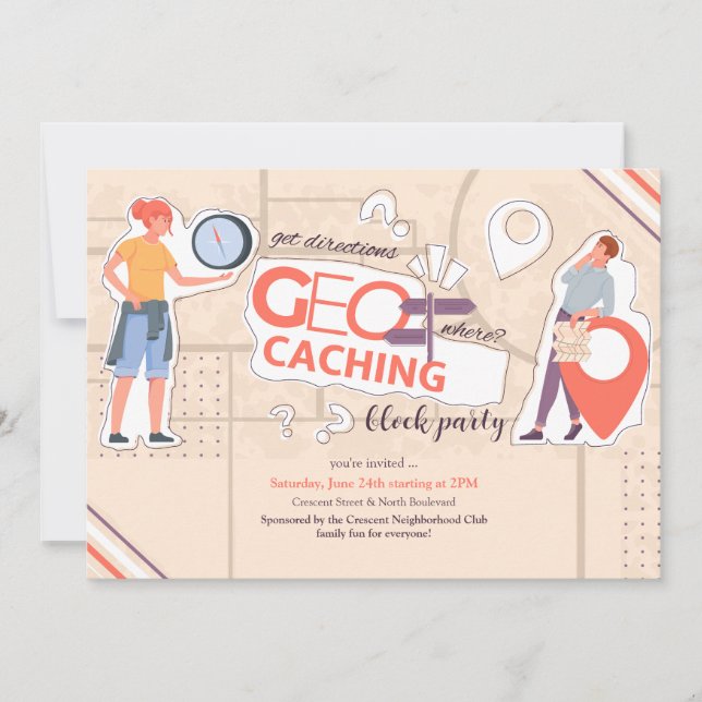 Invitation géocaching (Devant)