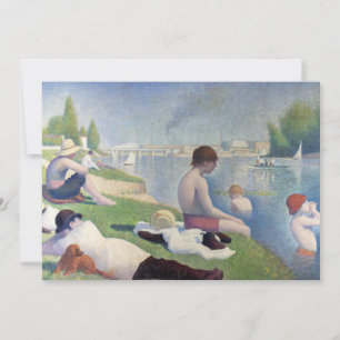 Invitation Georges Seurat - Baigneurs à Asnières