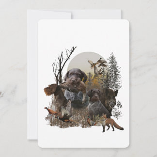 Invitation German Wirehaired Pointer