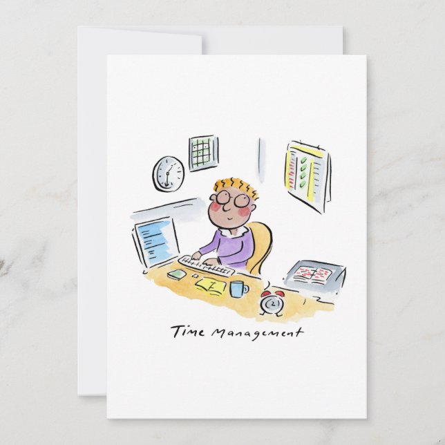 Invitation Gestion du temps (Devant)