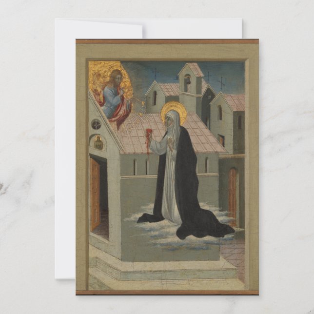 Invitation Giovanni di Paolo - Sainte Catherine de Sienne Exc (Devant)