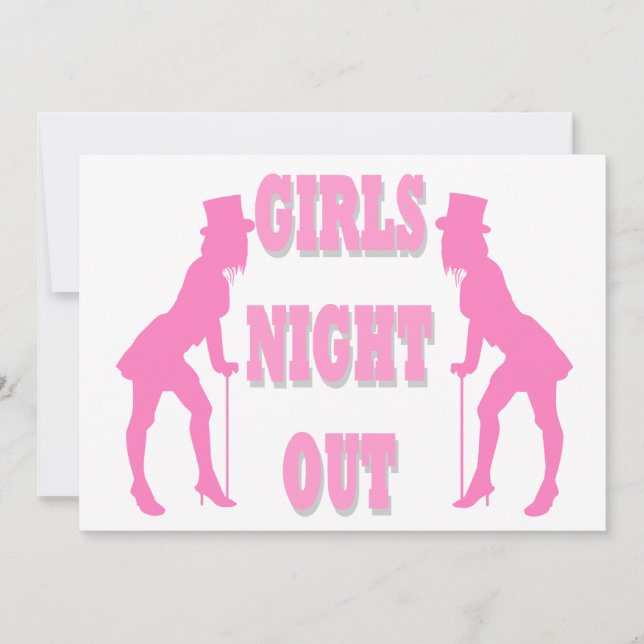 Invitation Girls night (Devant)