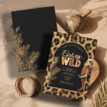 Girls Run Wild Safari Enterrement de Vie de Jeune