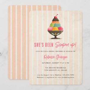 Invitation Glace Elle a été prise Mariage Rose