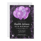 Glam Black Violet Violet Parties scintillant Ballo