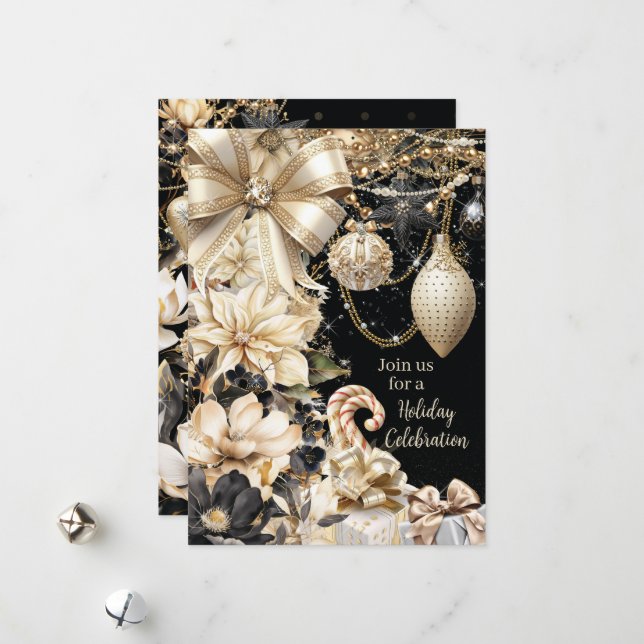 Invitation Glaminour Holiday Party (Devant/Arrière en situation)