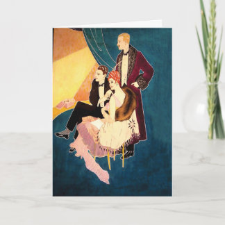 Invitation Glamour Art Déco ~ Au Théâtre