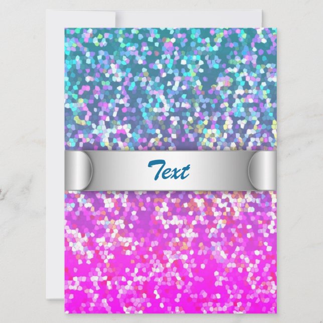 Invitation Glitter Graphic Background (Front)