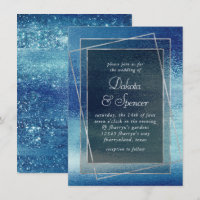 Glitzy Foil | Ice Blue Iridescente Faux Sparken