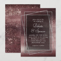 Glitzy Foil | Rose Gold Blush Glam Faux Shimmer
