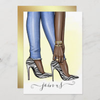 Glitzy Zebra Fashionista