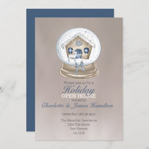 Invitation Globe des neiges de Noël