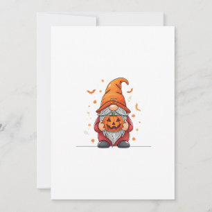 Invitation gnome halloween