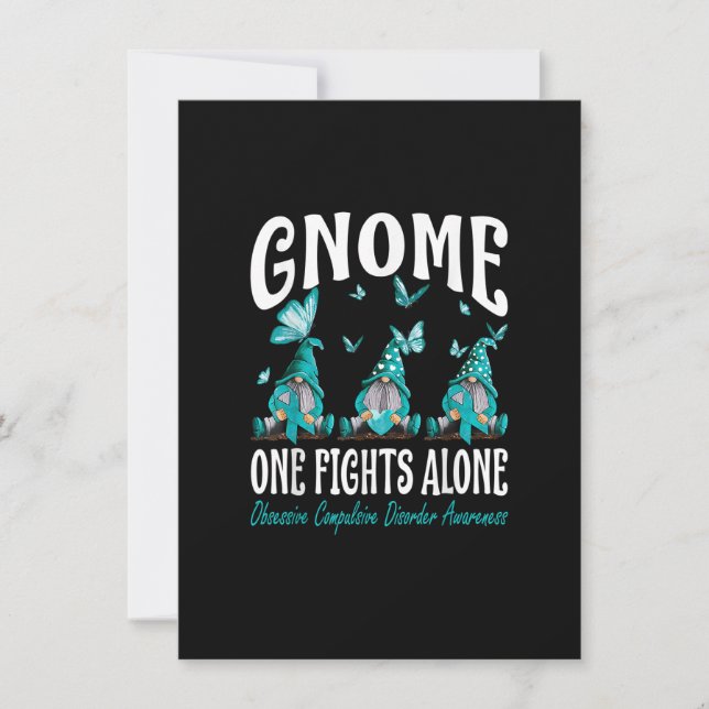 Invitation Gnome One combat seul un désordre obsessionnel com (Devant)