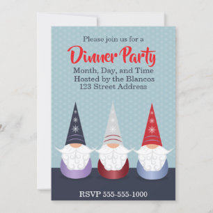 Invitation Gnome pour les Holidays