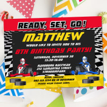 Go Kart Racing Car Anniversaire
