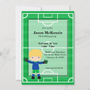 Invitation Goalkeeper