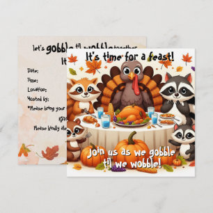 Invitation Gobble jusqu'à ce que nous titubions