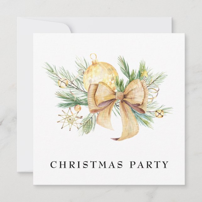 Invitation *~* GOLD Family Corporate AP20 Fête de Noël (Devant)