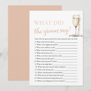 Invitation Gold Pearls & Prosecco Qu'Est-Ce Que La Salle A Di