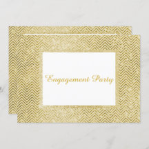 GOLD WHITE CHEVRON PARTIES SCINTILLANT PARTICIPATI