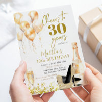 Gold Wine et Stiletto femme Adulte Anniversaire