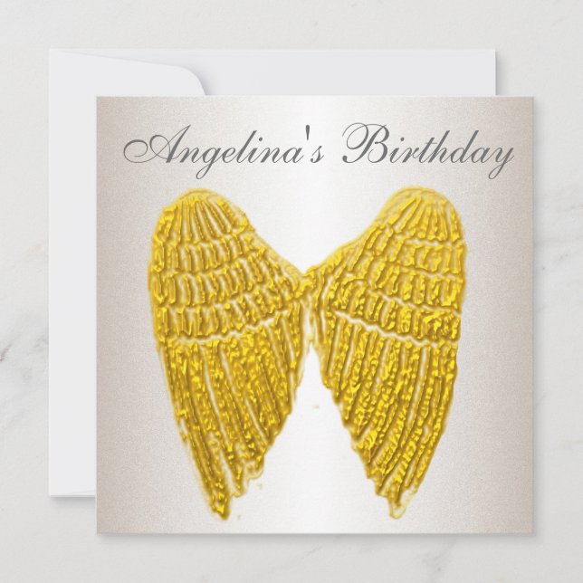 Invitation Gold Wings (Devant)