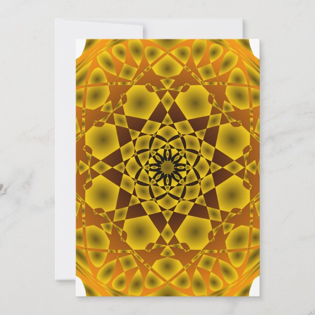 Invitation Golden card (Devant)