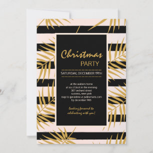 Invitation Golden Palms