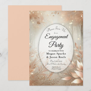 Invitation Golden Rosewood Enchanted Forest