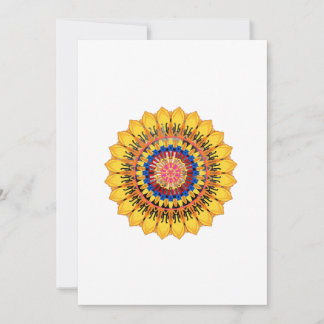 Invitation Golden sunburst 