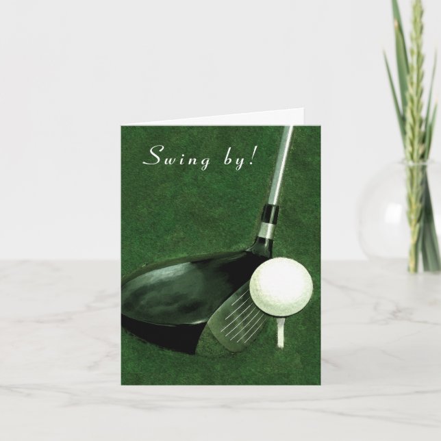 Invitation Golf (Devant)