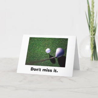 Invitation golf-05, ne le manquent pas