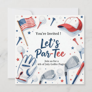 Invitation GOLF 4 juillet Fête de l'Indépendance des golfe